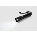 Torcia ricaricabile in alluminio riciclato con LED 10W da 500 lumen color nero quarta vista