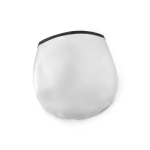 Parasole per auto in poliestere con due aree rotonde Ø65 cm color grigio con custodia