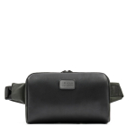 Borsa a tracolla in nylon resistente con scomparto imbottito BrandCharger color nero vista area di stampa