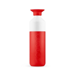 Borraccia in acciaio inox smontabile in 3 pezzi marca Dopper 800 ml color rosso prima vista