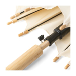 Ombrello da golf automatico con manico dritto in bambù Ø102 settima vista