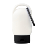 Lozione solare con moschettone e tappo colorato SPF30 30 ml color nero prima vista