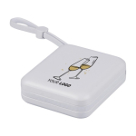 Powerbank in plastica con ricarica rapida e schermo LED 10.000 mAh terza vista