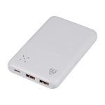 Powerbank in plastica riciclata con ricarica rapida 10.000 mAh quarta vista