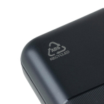 Power bank in plastica riciclata con ricarica rapida 20.000 mAh terza vista