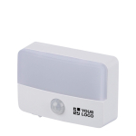 Luce ricaricabile con sensore di movimento con ricarica USB-C 500 mAh color bianco vista area di stampa