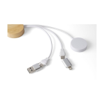 Set di cavi di ricarica con anello metallico da appendere 65W seconda vista