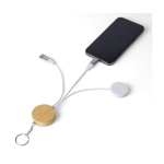 Set di cavi di ricarica con anello metallico da appendere 65W terza vista