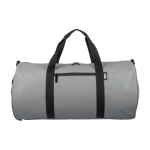 Borsa sportiva RPET resistente all’acqua con doppia maniglia color grigio prima vista