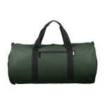 Borsa sportiva RPET resistente all’acqua con doppia maniglia color verde scuro prima vista