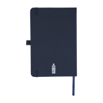 Taccuino A5 in poliestere RPET con copertina semirigida, pagine a righe quinta vista