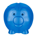 Salvadanaio a forma di maialino in plastica riciclata personalizzabile quarta vista