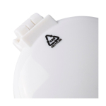 Astuccio rotondo tascabile con specchio e spazzola inclusi quinta vista