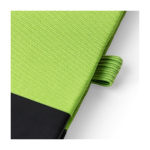 Taccuino in RPET con dettaglio in PU nella parte inferiore A5 a righe sesta vista