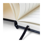 Taccuino in RPET con dettaglio in PU nella parte inferiore A5 a righe settima vista