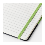 Taccuino in RPET con dettaglio in PU nella parte inferiore A5 a righe ottava vista