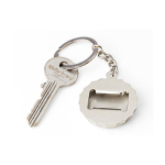 Portachiavi in bambù e lega di zinco con apribottiglie integrato quinta vista