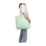 Borsa tote grande in cotone con manici lunghi 140 g/m² decima vista