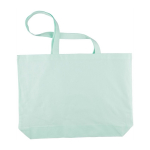 Borsa tote grande in cotone con manici lunghi 140 g/m² quarta vista