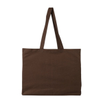 Borsa in cotone OEKO-TEX con soffietto e manici lunghi 180 g/m² terza vista