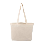 Borsa in cotone certificata OEKO-TEX con manici lunghi 140 g settima vista