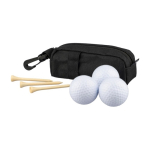 Set da golf da 6 pezzi in custodia con cerniera e moschettone prima vista