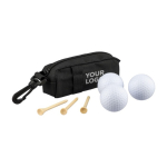Set da golf da 6 pezzi in custodia con cerniera e moschettone seconda vista