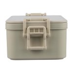 Portapranzo impilabile a due piani con set di posate 2,2 L terza vista