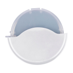 Tagliapizza con coprilama rimovibile e lama in acciaio inox color bianco prima vista