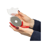 Tagliapizza con coprilama rimovibile e lama in acciaio inox ottava vista