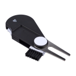 Accessorio multiuso in plastica da golf con marcatore di pallina e contacolpi prima vista