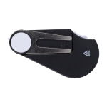 Accessorio multiuso in plastica da golf con marcatore di pallina e contacolpi quarta vista