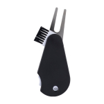 Accessorio multiuso in plastica da golf con marcatore di pallina e contacolpi quinta vista