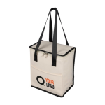 Borsa frigo in similpelle con manici lunghi e tasca frontale 9L seconda vista