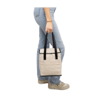 Borsa frigo in similpelle con manici lunghi e tasca frontale 9L settima vista