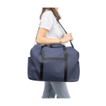 Borsa sportiva e da viaggio in pelle sintetica riciclata con doppia maniglia dodicesima vista