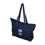 Borsa in policotone riciclato con zip e manici lunghi 330 g/m² seconda vista