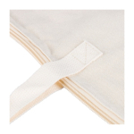 Borsa in policotone riciclato con zip e manici lunghi 330 g/m² settima vista