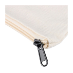 Borsa in policotone riciclato con zip e manici lunghi 330 g/m² ottava vista
