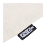 Borsa in policotone riciclato con zip e manici lunghi 330 g/m² nona vista