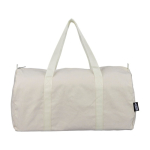 Borsa sportiva in policotone riciclato con zip 330 g/m² color beige prima vista