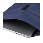 Zaino roll-top in pelle sintetica per laptop 16'' settima vista