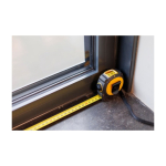 Flessometro con finestra superiore di visualizzazione e nastro fronte/retro 3M nona vista