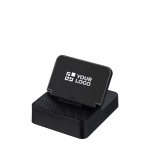 Base di ricarica 3 in 1 con altoparlante e supporto 1.200 mAh color nero vista area di stampa