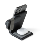 Base di ricarica wireless magnetica 3 in 1 ultrafine 15W nona vista