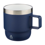 Tazza in acciaio inox a doppia parete con interno in ceramica 180ml prima vista