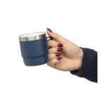 Tazza in acciaio inox a doppia parete con interno in ceramica 180ml undicesima vista