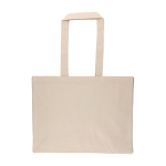 Borsa in cotone certificata OEKO-TEX con manici lunghi 180 g/m² quarta vista