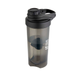 Bottiglia sportiva in plastica PP con sfera miscelatrice e tacche 700 ml vista area di stampa