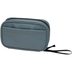 Borsa organizer per accessori tecnologici con zip 1 l color blu bondi